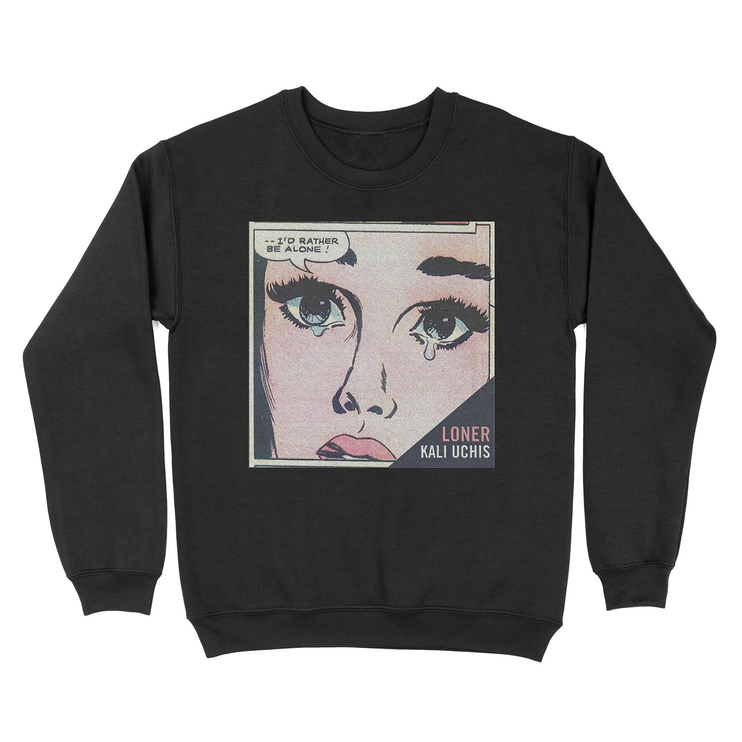 Kali Uchis "I'd Rather Be Alone" Unisex Crewneck Sweatshirt
