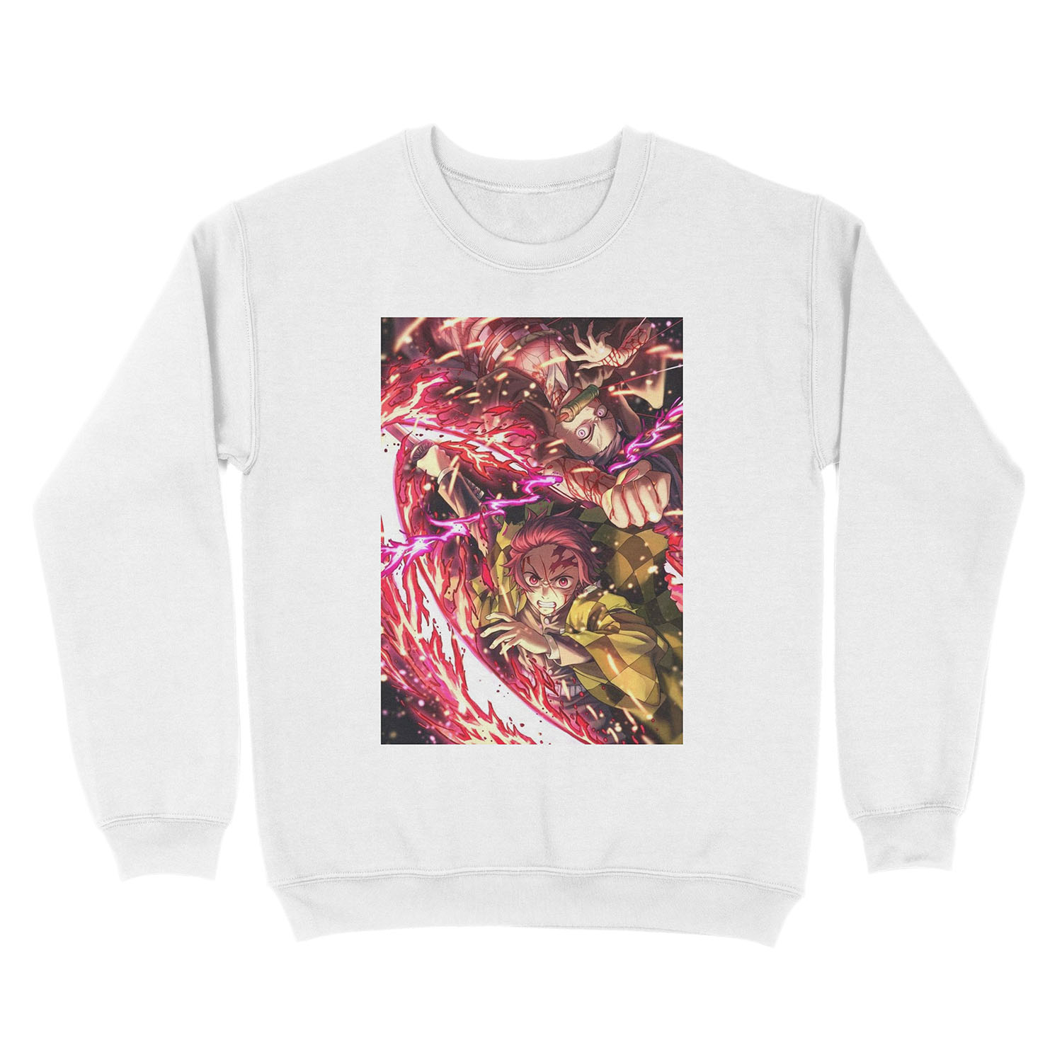Kamado Tanjirou/Kamado Nezuko Unisex Crewneck Sweatshirt - Image 2