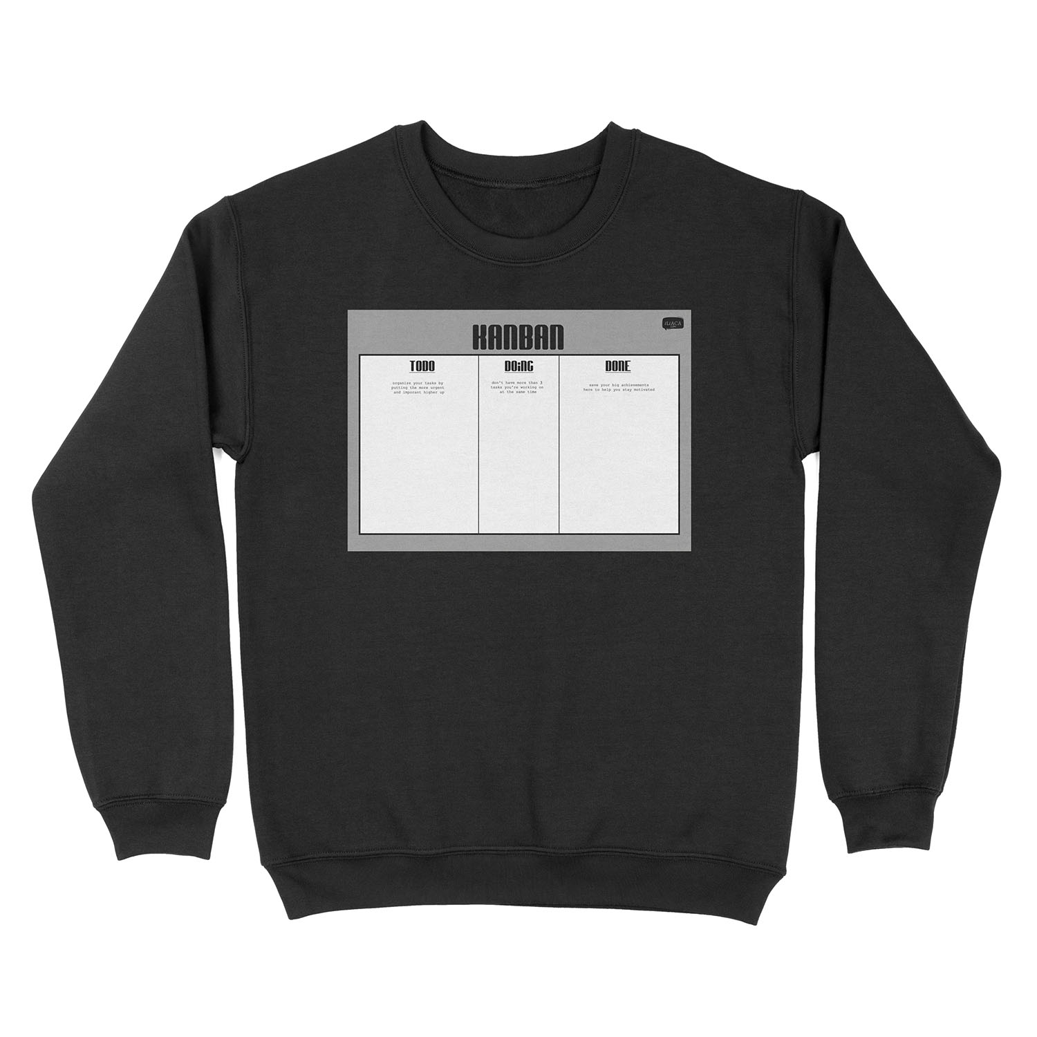 Kanban Board Unisex Crewneck Sweatshirt