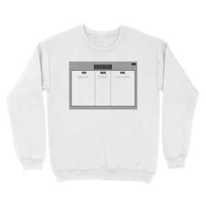 Alternative view of Kanban Board Unisex Crewneck Sweatshirt