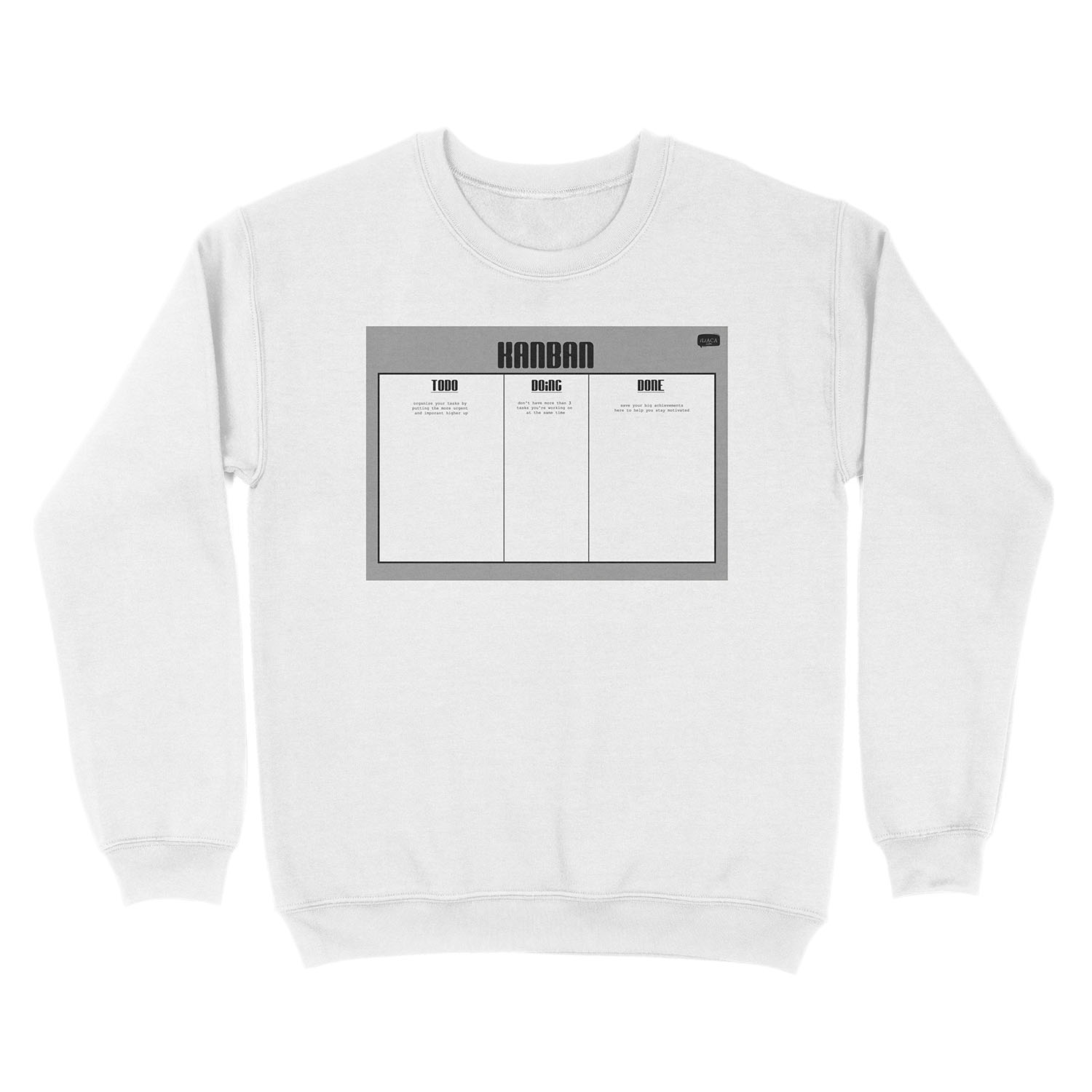 Kanban Board Unisex Crewneck Sweatshirt - Image 2