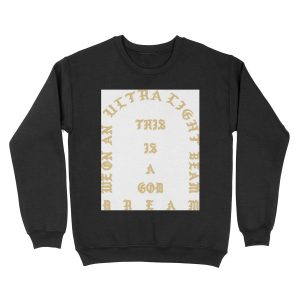 Kanye West - Life of Pablo, Ultralight beam merch (Kanye West, Yeezy) Unisex Crewneck Sweatshirt