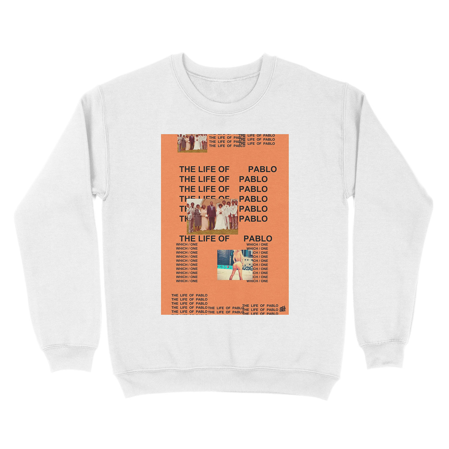 Kanye West "The Life Of Pablo" Album poster Unisex Crewneck Sweatshirt - Image 2