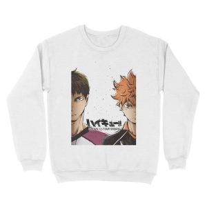 Alternative view of Karasuno vs Shiratorizawa Unisex Crewneck Sweatshirt