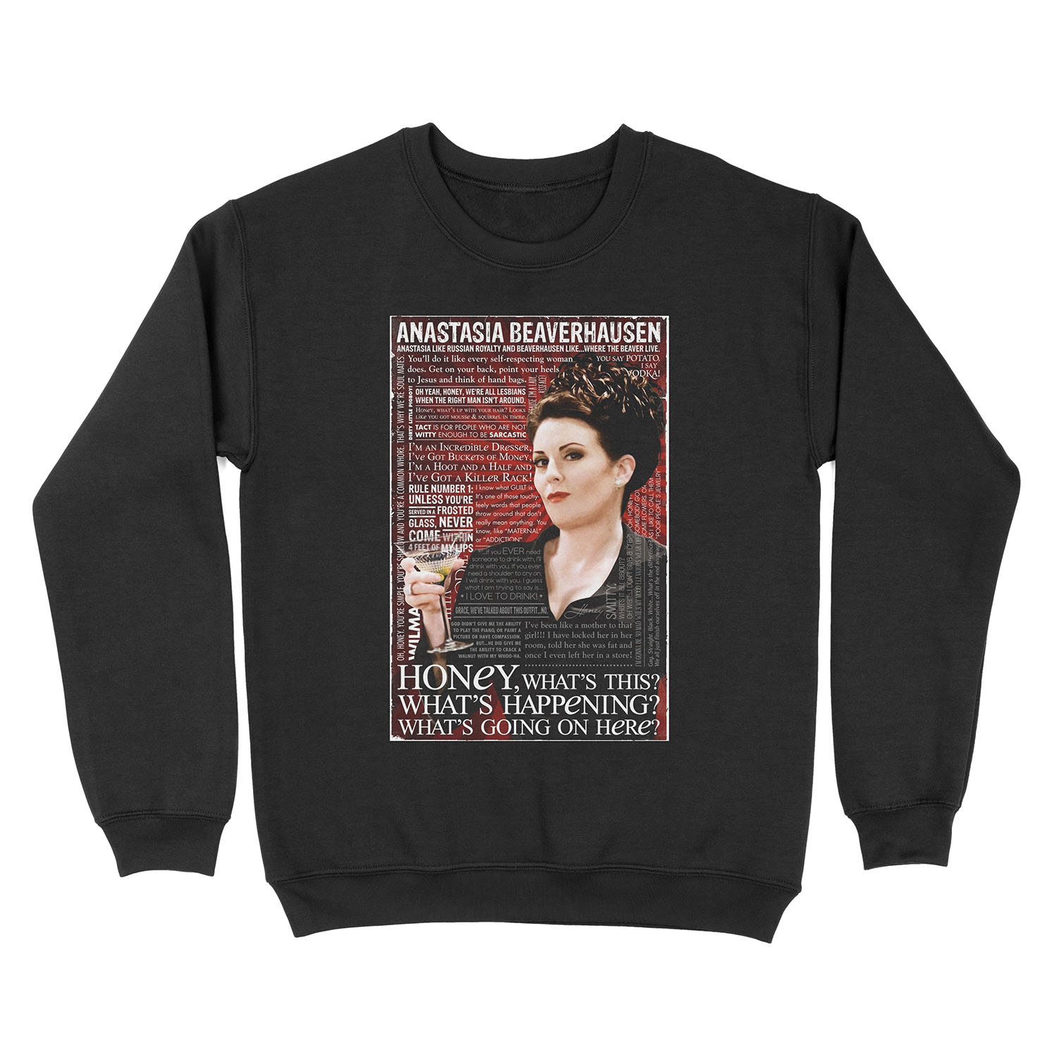 Karen Walker. Will & Grace. Campy. Gay. Drag Unisex Crewneck Sweatshirt