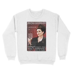 Alternative view of Karen Walker. Will & Grace. Campy. Gay. Drag Unisex Crewneck Sweatshirt