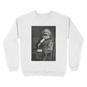 Alternative view of Karl Marx (best quality) Unisex Crewneck Sweatshirt