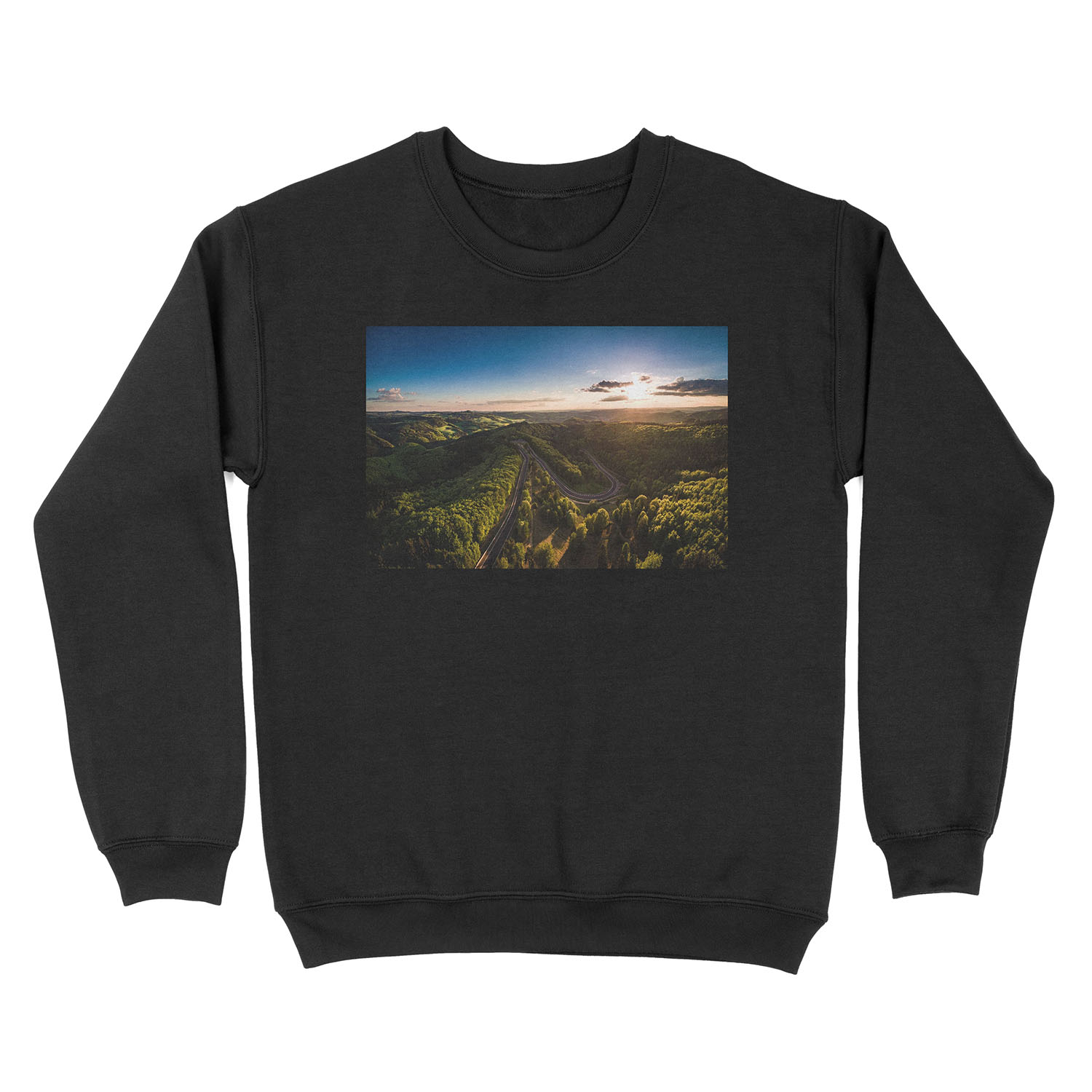 Karussell at Sunset Unisex Crewneck Sweatshirt