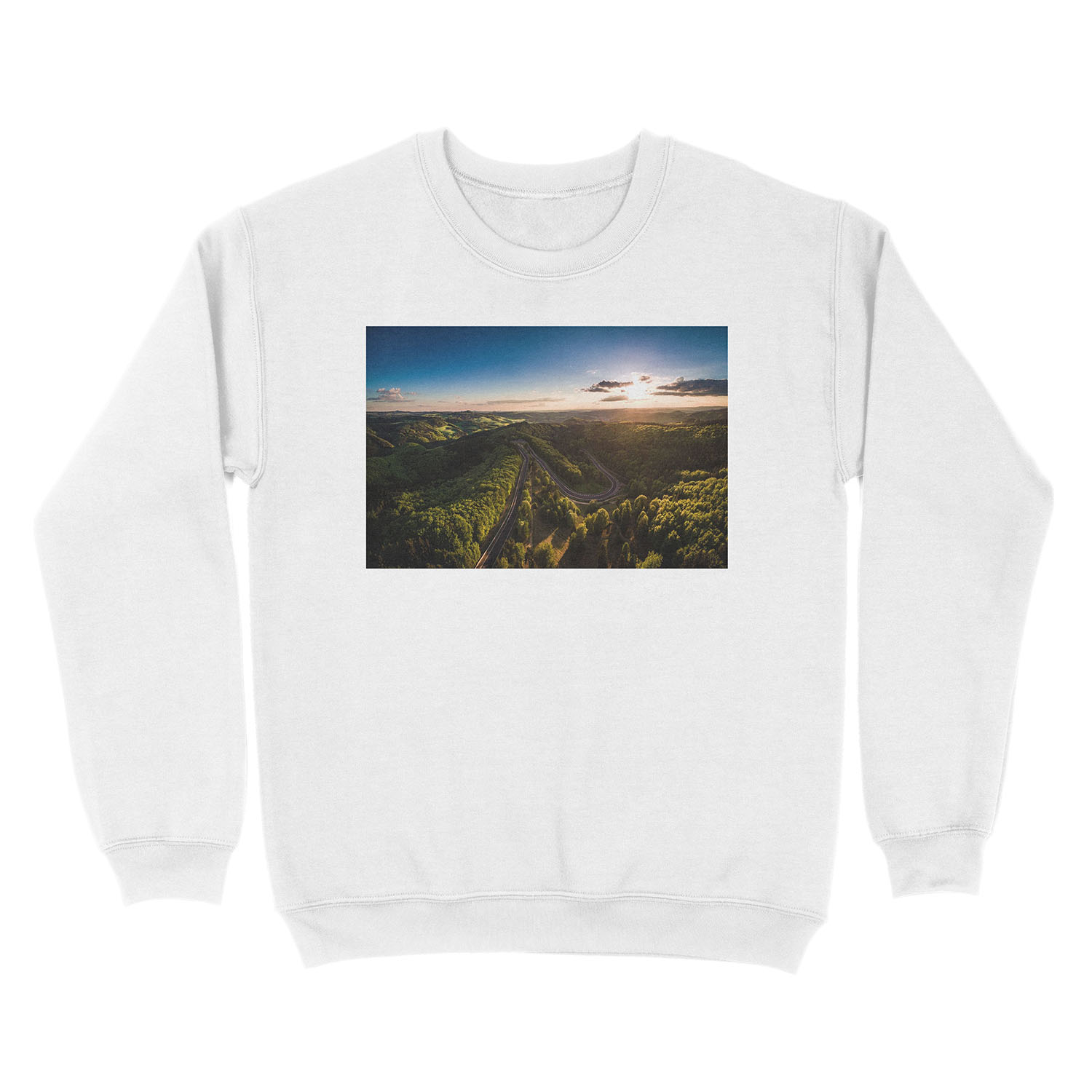 Karussell at Sunset Unisex Crewneck Sweatshirt - Image 2
