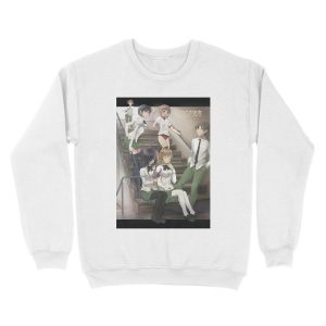 Alternative view of Katawa Shoujo Characters Unisex Crewneck Sweatshirt