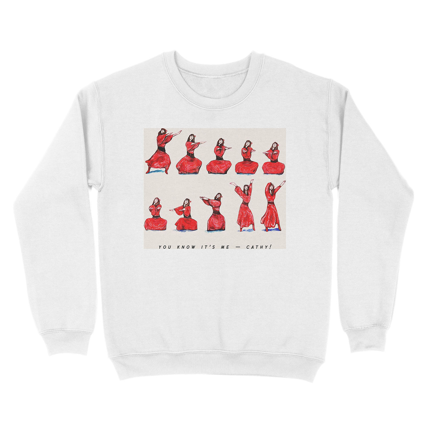 Kate Bush - Wuthering Heights Dance - You Know It's Me, Cathy! Unisex Crewneck Sweatshirt - Image 2