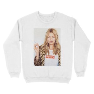 Alternative view of Kate Moss SuperMe Unisex Crewneck Sweatshirt