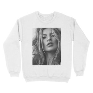 Alternative view of Kate Moss supermodel beauty portrait Unisex Crewneck Sweatshirt