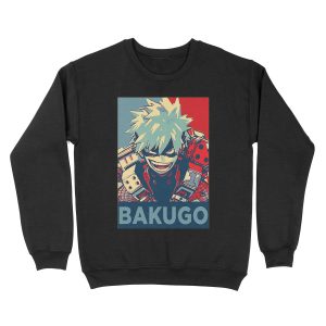 Katsuki Bakugo HOPE Unisex Crewneck Sweatshirt