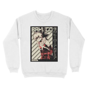 Alternative view of Katsuki Bakugo [My Hero Academia] Unisex Crewneck Sweatshirt