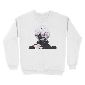 Alternative view of ken kaneki tokyo ghoul Unisex Crewneck Sweatshirt