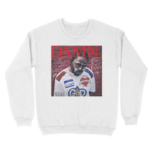 Alternative view of Kendrick Lamar - DAMN. Alternate Album Art Unisex Crewneck Sweatshirt