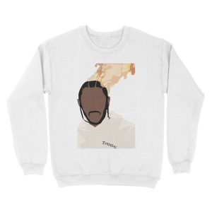 Alternative view of Kendrick Lamar - On Fire Unisex Crewneck Sweatshirt