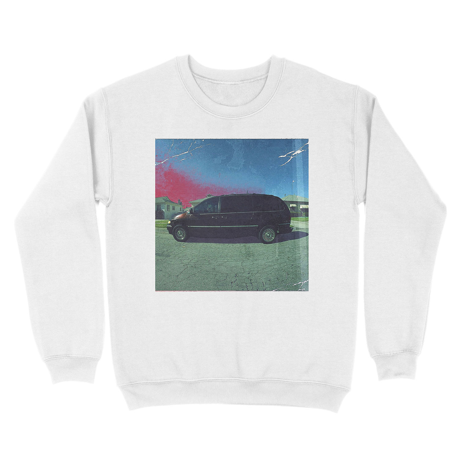 kendrick lamar van Unisex Crewneck Sweatshirt - Image 2