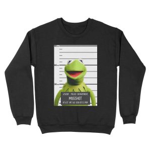 Kermit Mugshot Unisex Crewneck Sweatshirt