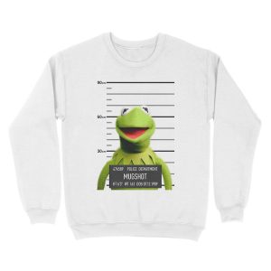 Alternative view of Kermit Mugshot Unisex Crewneck Sweatshirt