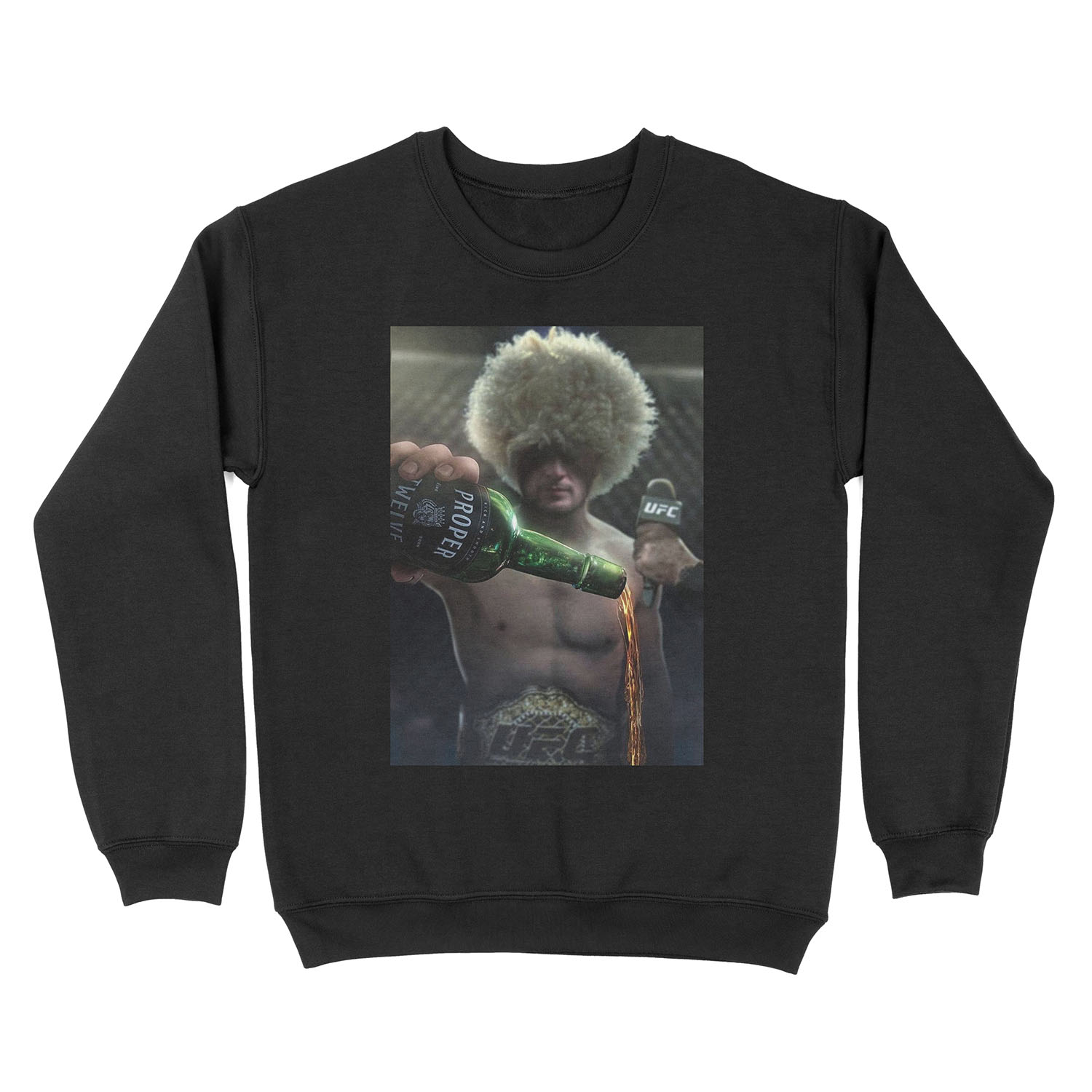Khabib Nurmagomedov Epic UFC Conor Mcgregor Proper 12 Whiskey Unisex Crewneck Sweatshirt