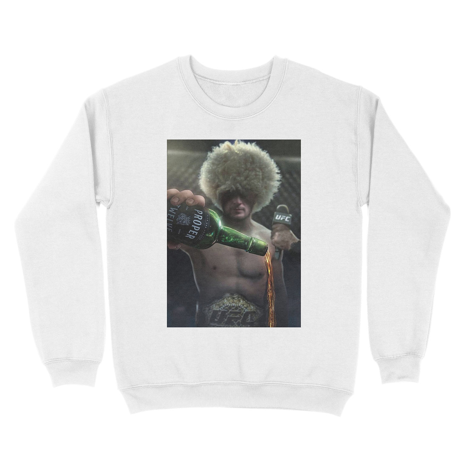 Khabib Nurmagomedov Epic UFC Conor Mcgregor Proper 12 Whiskey Unisex Crewneck Sweatshirt - Image 2