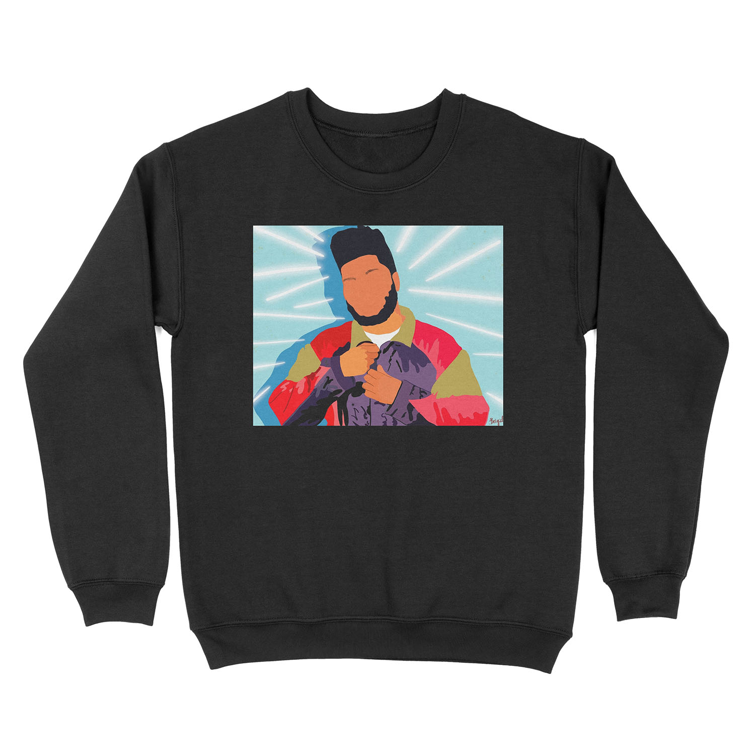 khalid art Unisex Crewneck Sweatshirt