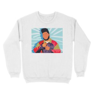 Alternative view of khalid art Unisex Crewneck Sweatshirt