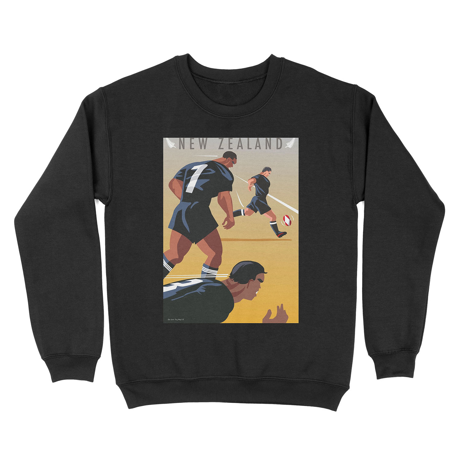 Kickoff Rugby New Zealand Unisex Crewneck Sweatshirt