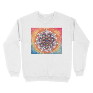 Alternative view of Kids See Ghosts Mandala Unisex Crewneck Sweatshirt