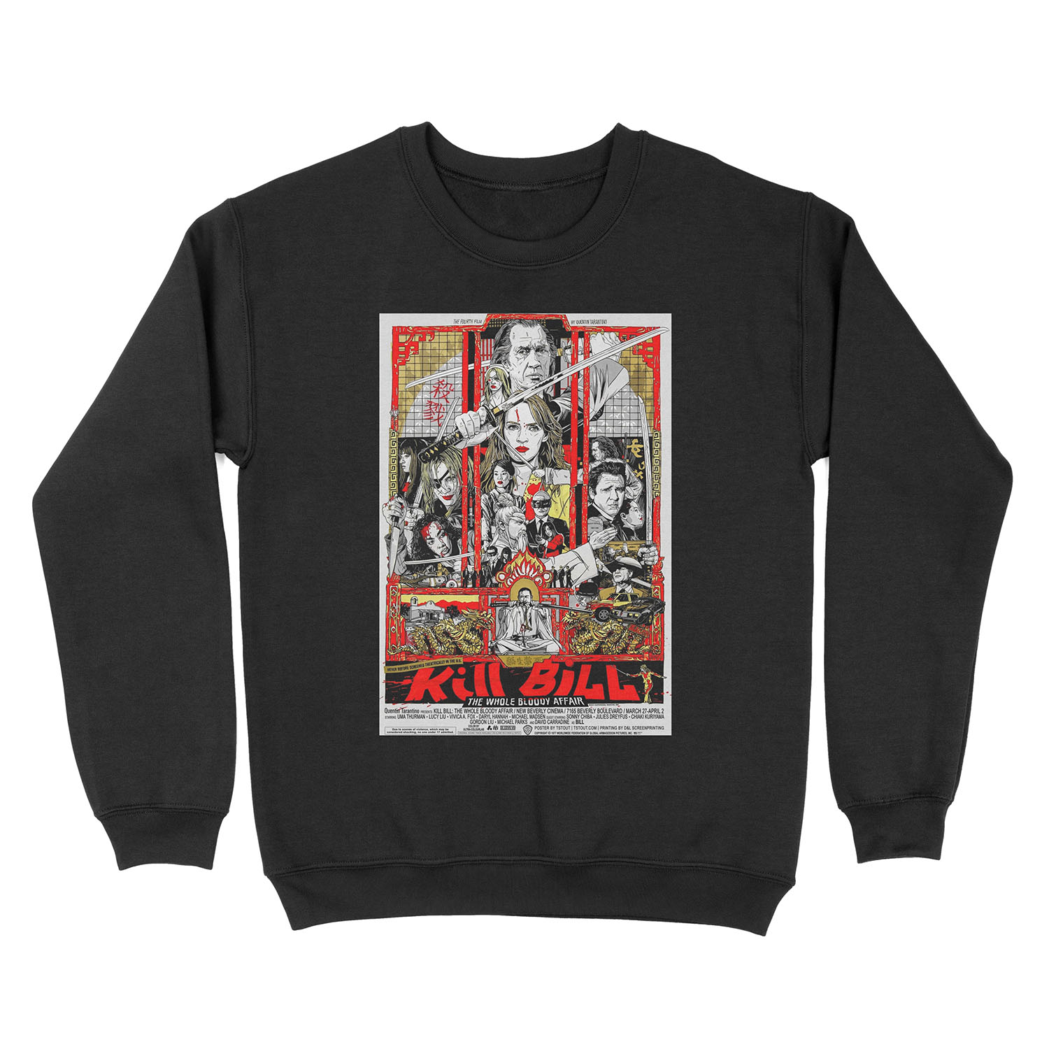 Kill Bill trilogy (HD) Unisex Crewneck Sweatshirt