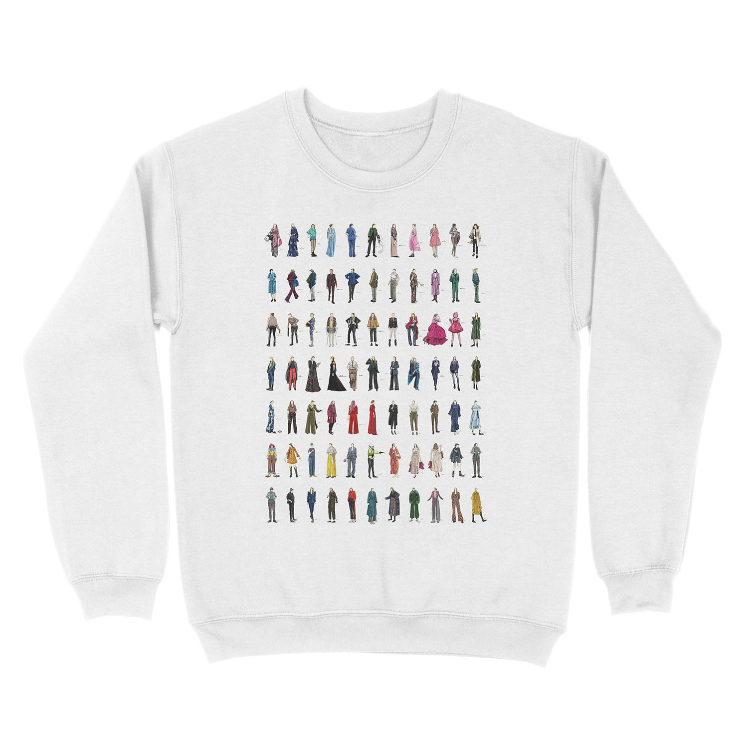 killing eve villanelle fashion looks version 6 Unisex Crewneck Sweatshirt - Image 2