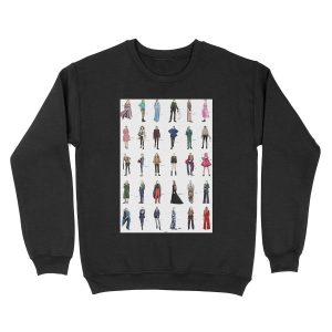 killing eve villanelle fashion looks version2 Unisex Crewneck Sweatshirt