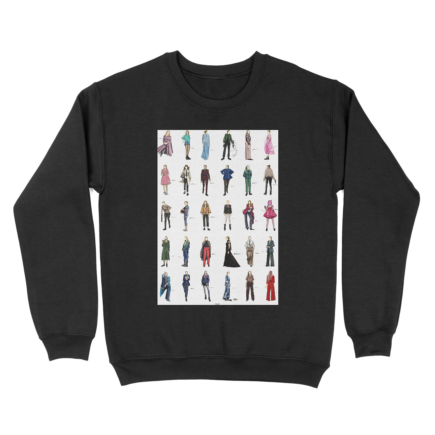 killing eve villanelle fashion looks version2 Unisex Crewneck Sweatshirt