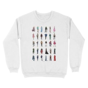 Alternative view of killing eve villanelle fashion looks version2 Unisex Crewneck Sweatshirt