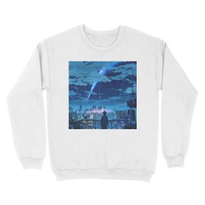 Alternative view of kimi no na wa // your name Taki Stars Balcony Unisex Crewneck Sweatshirt