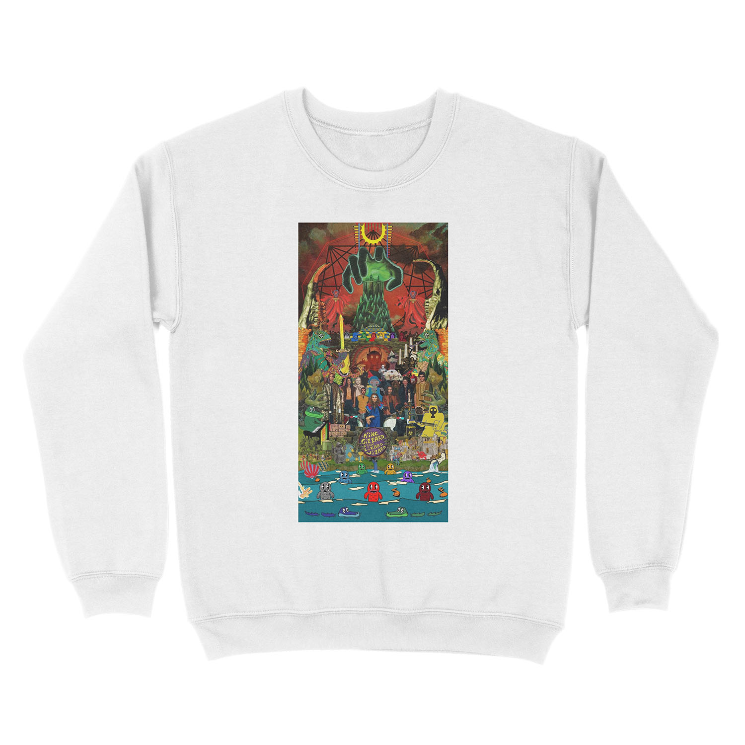 King Gizzard and the Lizard Wizard Collage - all proceeds to charity - King Gizzard's Altered Beasts Club Band Unisex Crewneck Sweatshirt - Image 2