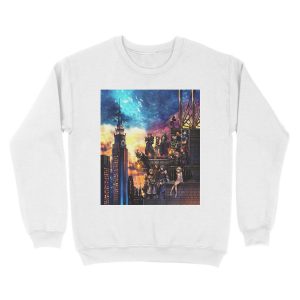 Alternative view of Kingdom Hearts 3 Cover Unisex Crewneck Sweatshirt