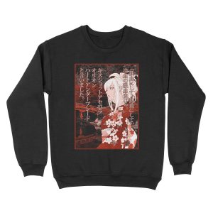 Kiss-Shot Yukata Unisex Crewneck Sweatshirt