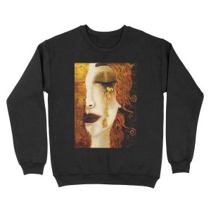 Klimt Golden Tears Unisex Crewneck Sweatshirt
