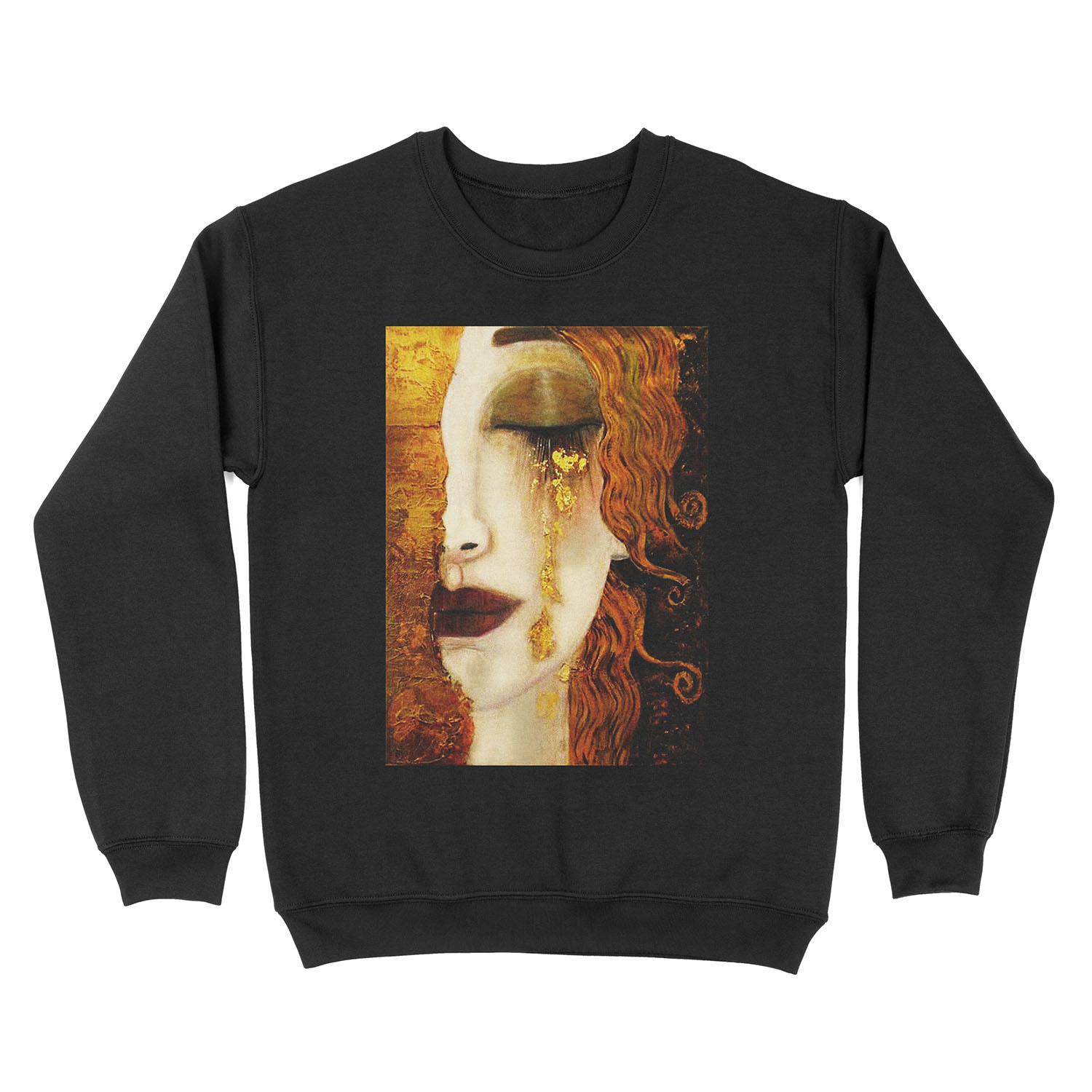 Klimt Golden Tears Unisex Crewneck Sweatshirt