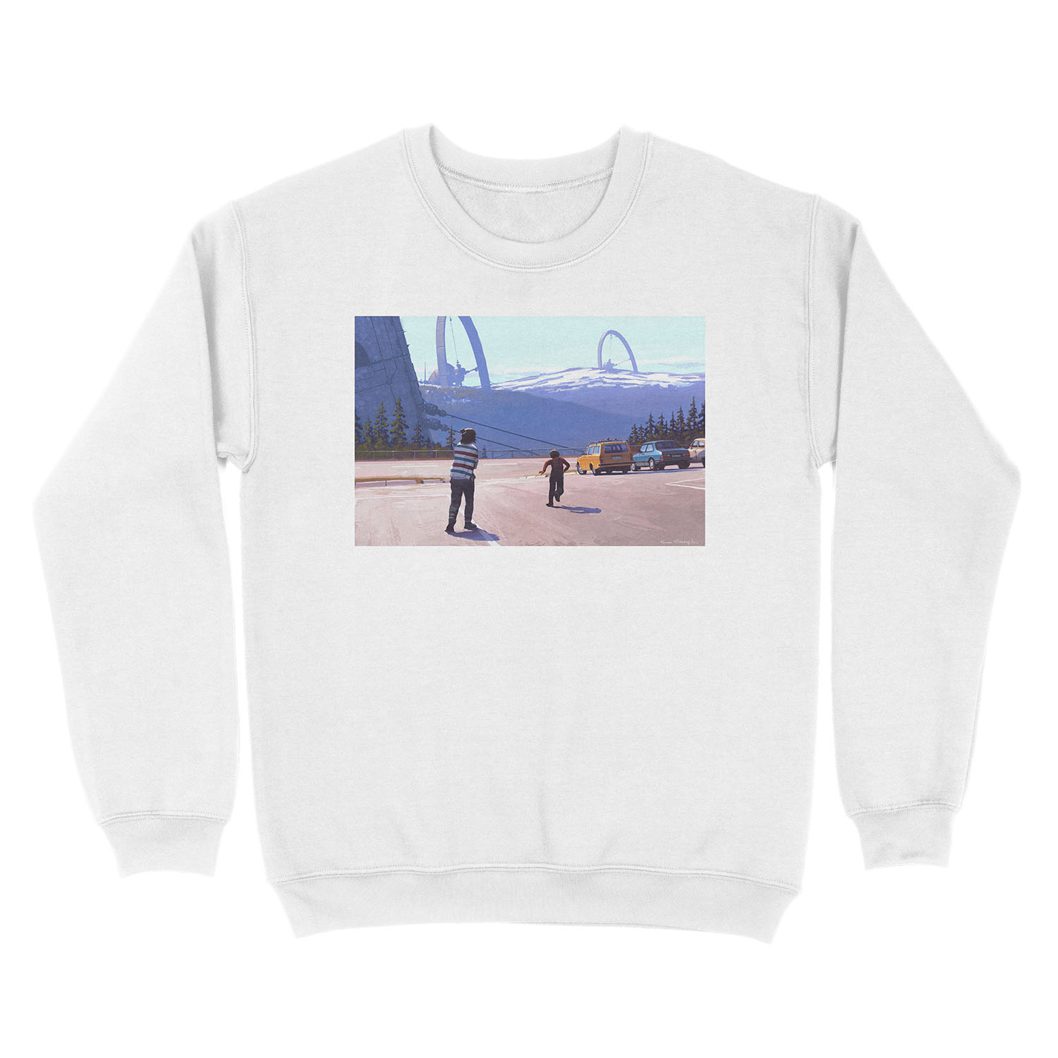 Klövsjöreläet Unisex Crewneck Sweatshirt - Image 2