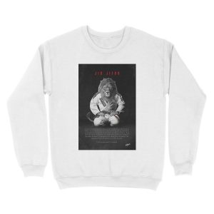 Alternative view of Kneeling Jiu-Jitsu Lion Unisex Crewneck Sweatshirt