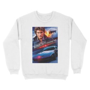 Alternative view of Knight Rider - Hasselhoff Unisex Crewneck Sweatshirt