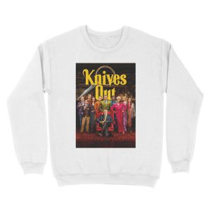Alternative view of knives out movie Unisex Crewneck Sweatshirt