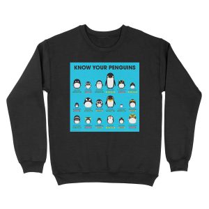 Know Your Penguins Unisex Crewneck Sweatshirt