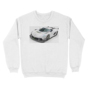 Alternative view of Koenigsegg Jesko front Unisex Crewneck Sweatshirt