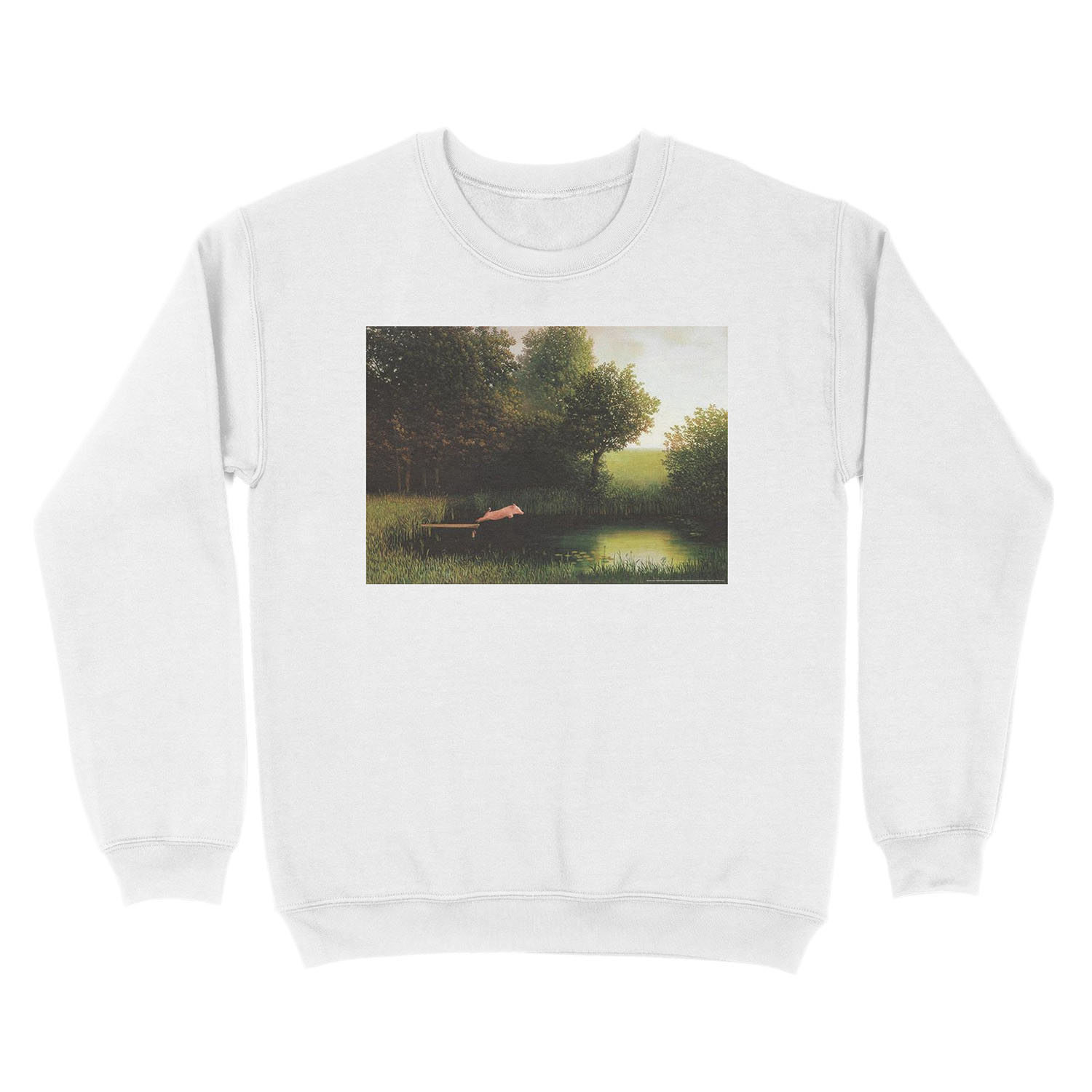 Kohler Pig Painting Unisex Crewneck Sweatshirt - Image 2