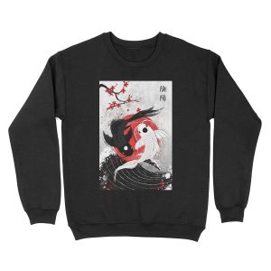 Koi fish - Yin Yang Unisex Crewneck Sweatshirt